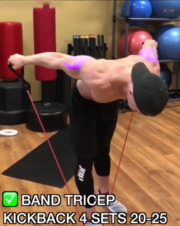 ✅Band Tricep Extensions