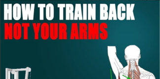 TRAIN YOUR BACK NOT YOUR ARMS