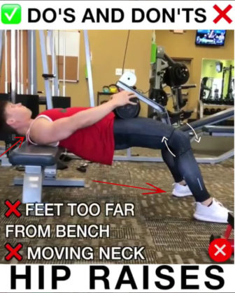 Hip Raises Proper Form | Video & Guide