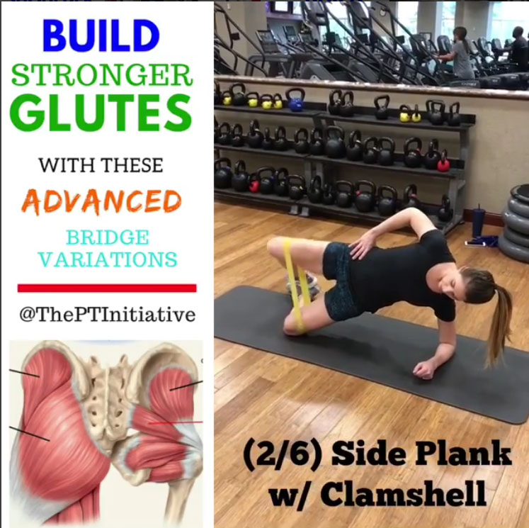 Side Plank w/Clamshell