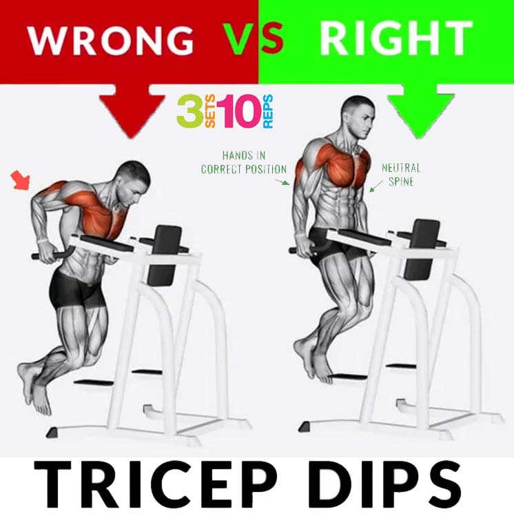 How to Do Triceps Dips