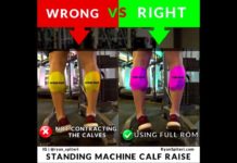 🚨STANDING CALF RAISE |❌Wrong & ✅Right