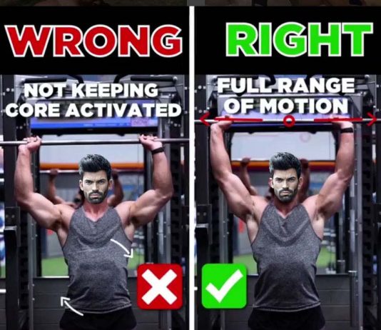 Shoulder Press - Wrong & Right Press