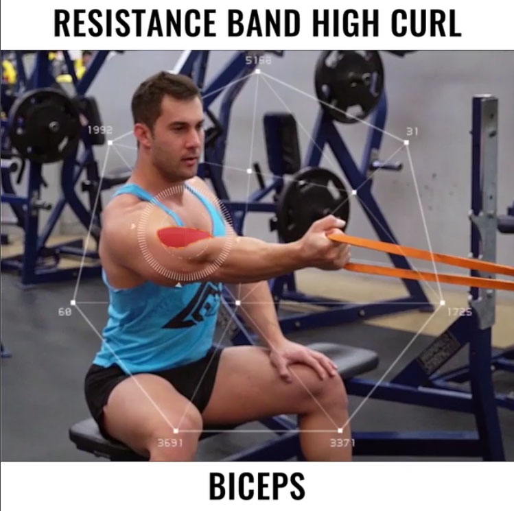 ✅RESISTANCE BAND HIGH CURL
