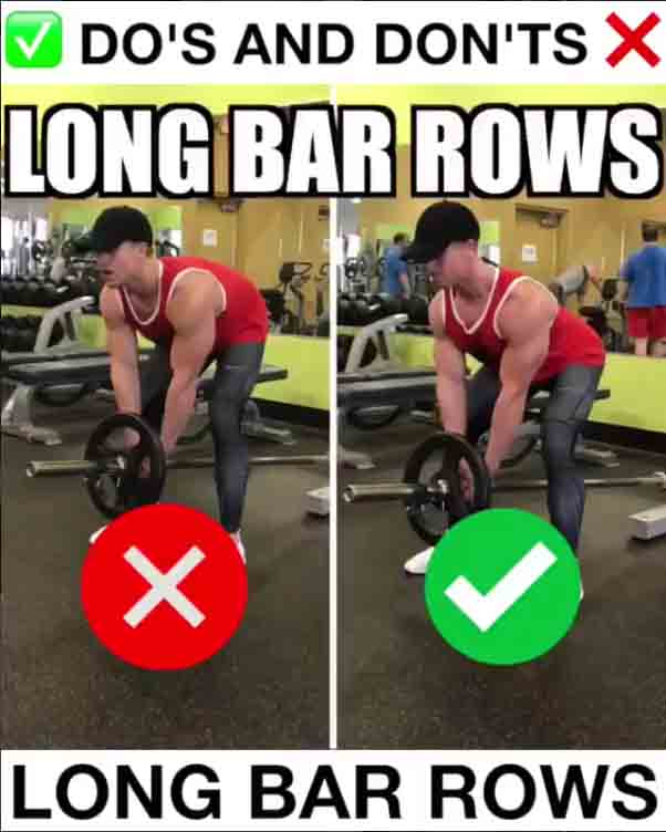 Long Bar Rows