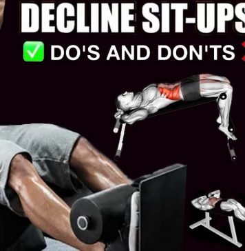 Decline Sit-ups Proper Form, How to Do Guide, Benefits, Tips How to Decline Situps