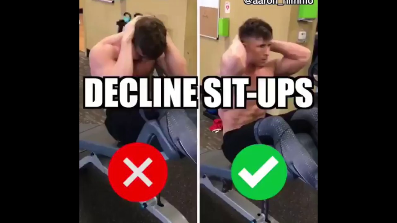 Decline SitUps Proper Form Video & Guide