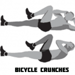 Bicycle Crunches at Home Abs Workout