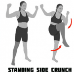 Standing Side Crunch at Home Workout