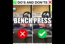 🚨Barbell Bench Proper Form | Bad & Good | Video