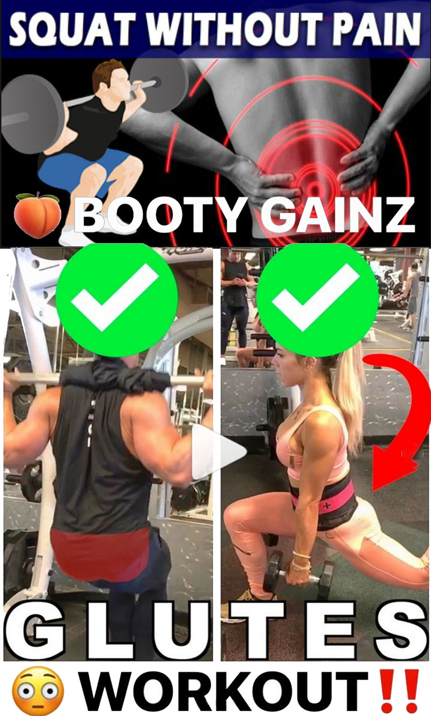 Glutes Workout & Squat Without Pain 