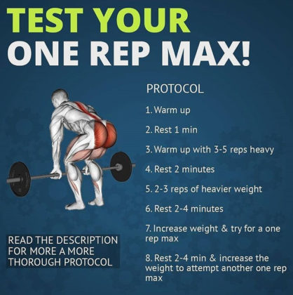 HOW TO PROPERLY TEST YOUR ONE REP MAX