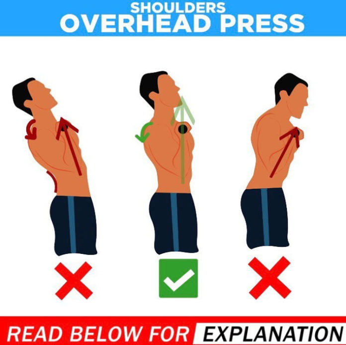 OVERHEAD SHOULDER PRESS PIC & GUIDE