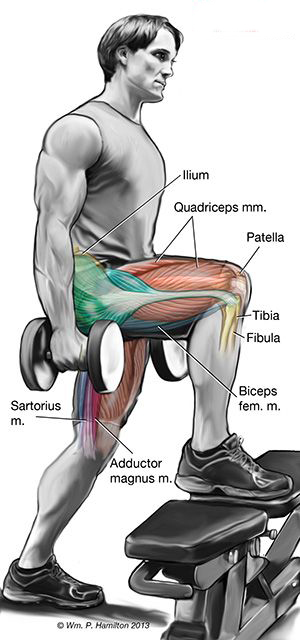 BARBELL STANDING LUNGE