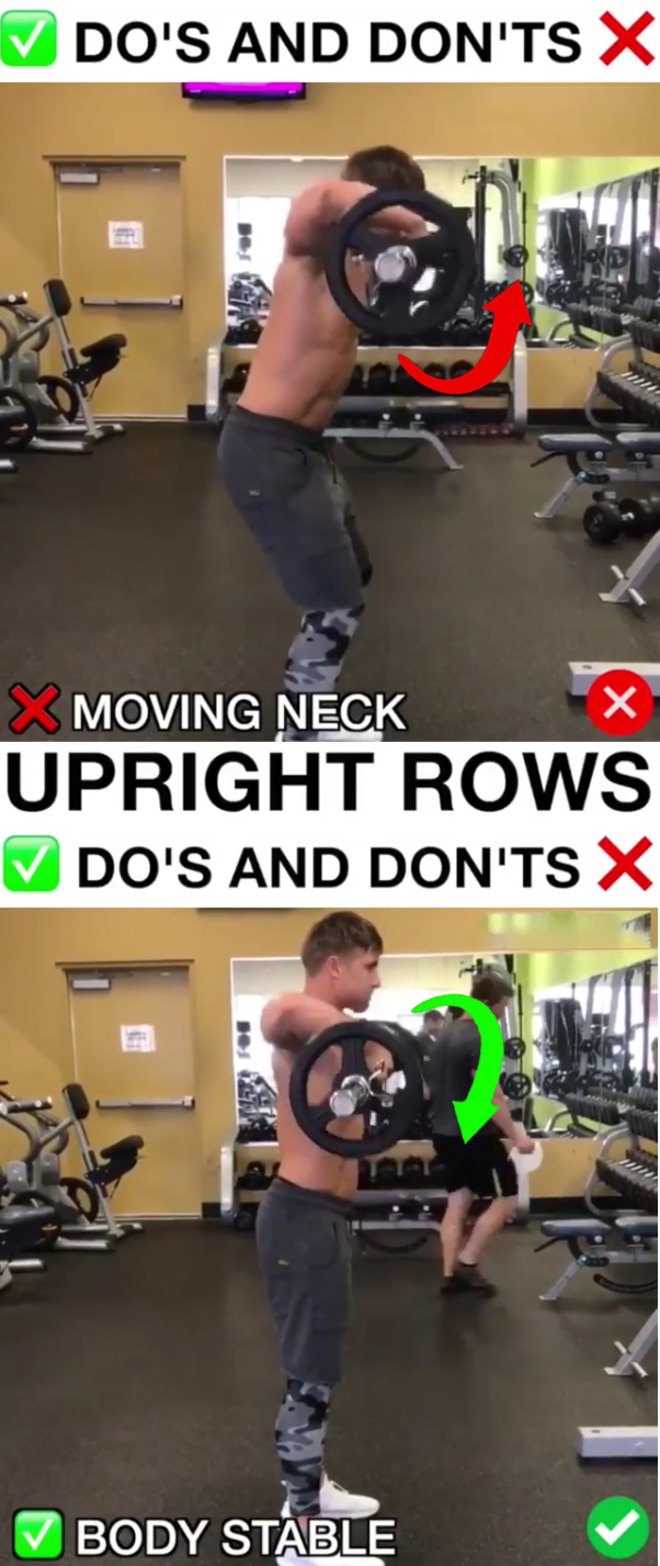 Upright Rows Proper Form