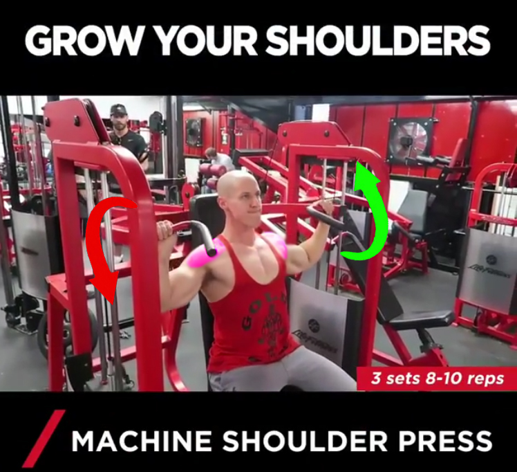 Machine shoulder press