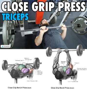 Performing the Close Grip Bench Press