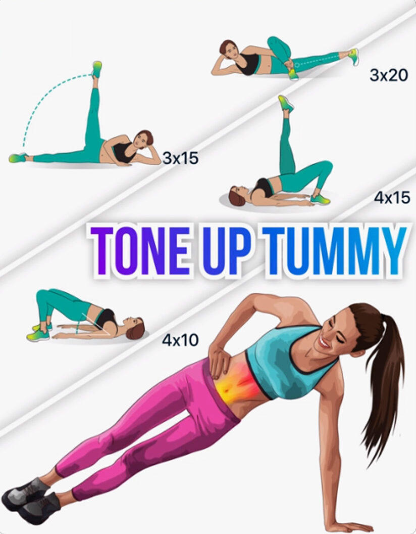 10 min. Abs Tone Up Tummy Workout