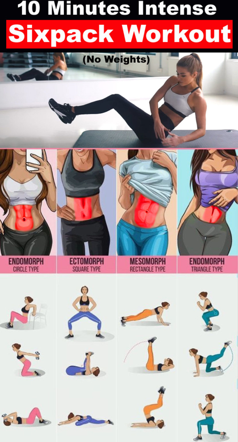 10 Minutes Six Pack Workout