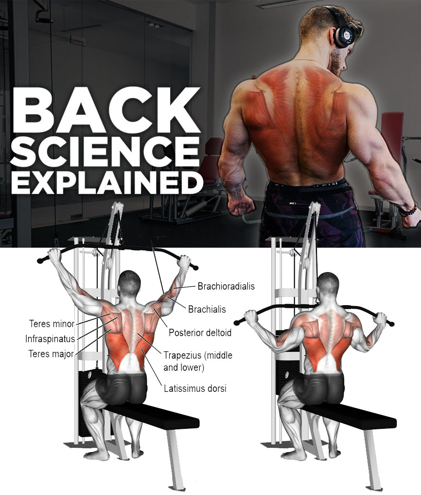 Wide-grip lat pull-down