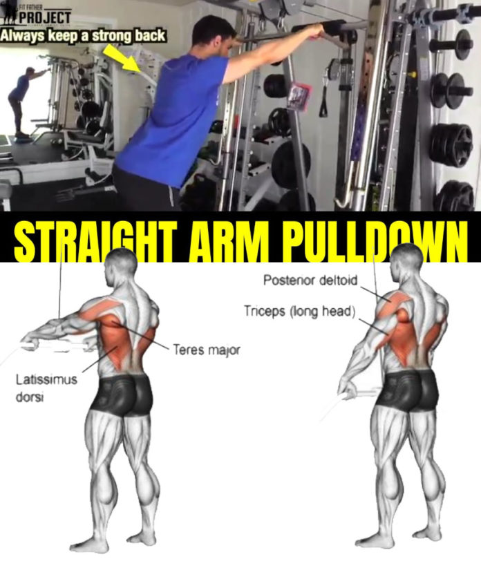 HOW TO STRAIGHT-ARM LAT PULLDOWNS