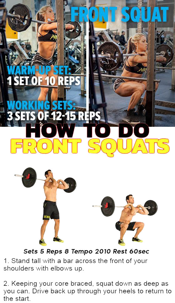 HOW TO FRONT SQUAT