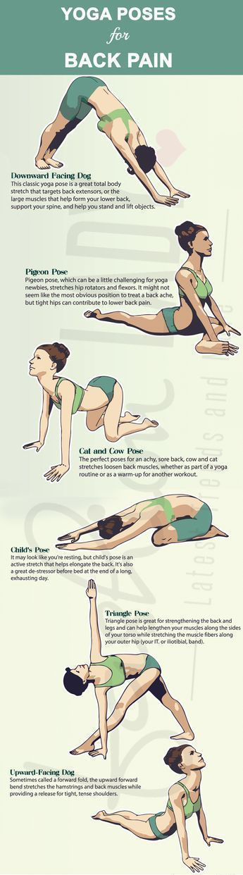 Yoga For Back Pain Relief : 5 Best Asanas and Postures | Animated