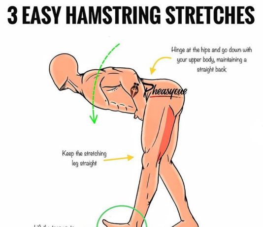 🔥3 EASY HAMSTRING STRETCHES👇