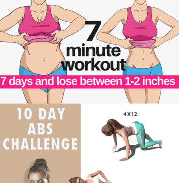 🔥7 Minute Workout ABS Challenge👇