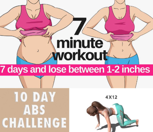 🔥7 Minute Workout ABS Challenge👇