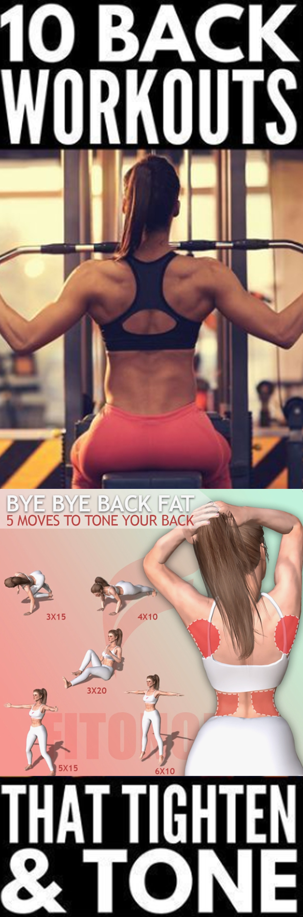 Fat tone your back