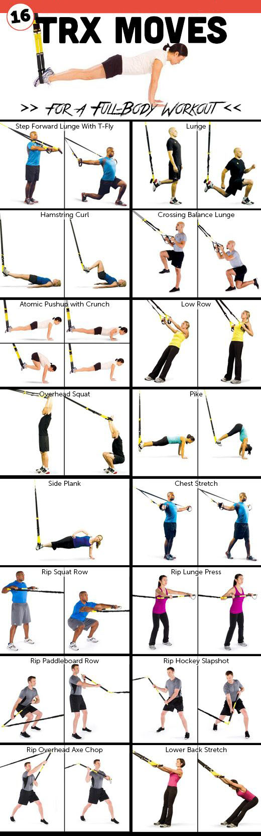16 TRX Moves for a Full-Body Workout