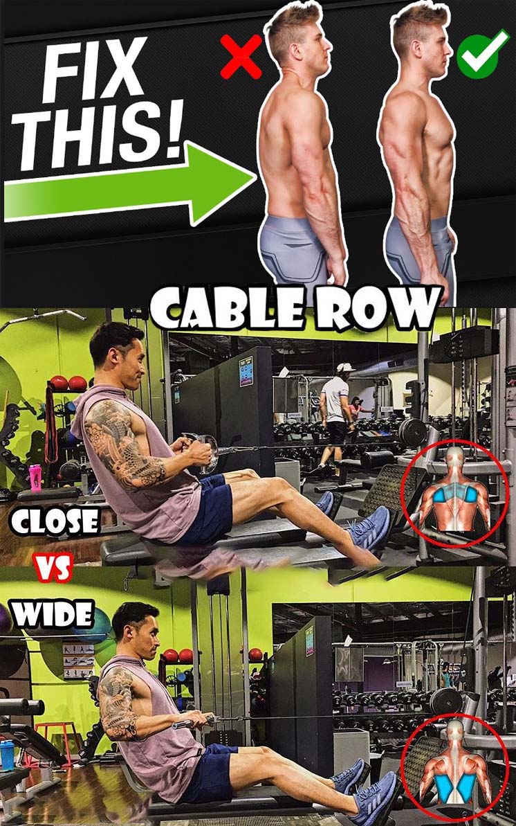 How to Сlose Wide Cable Row
