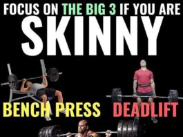 🔥FOCUS ON THE BIG 3 👇IF YOU ARE SKINNY