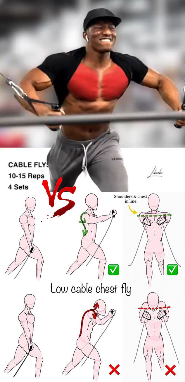 LOW CABLE CHEST FLY