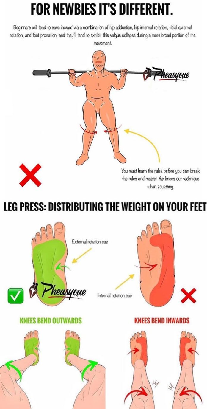 KNEES CAVING IN ON THE WAY UP