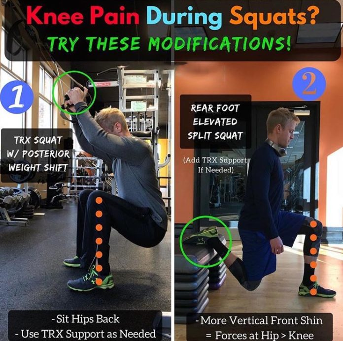 How to avoid Knee Pain During Squats