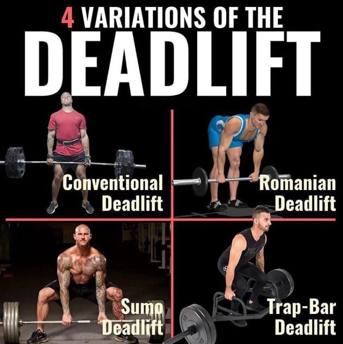 4 VARIATIONS OF THE DEADLIFT