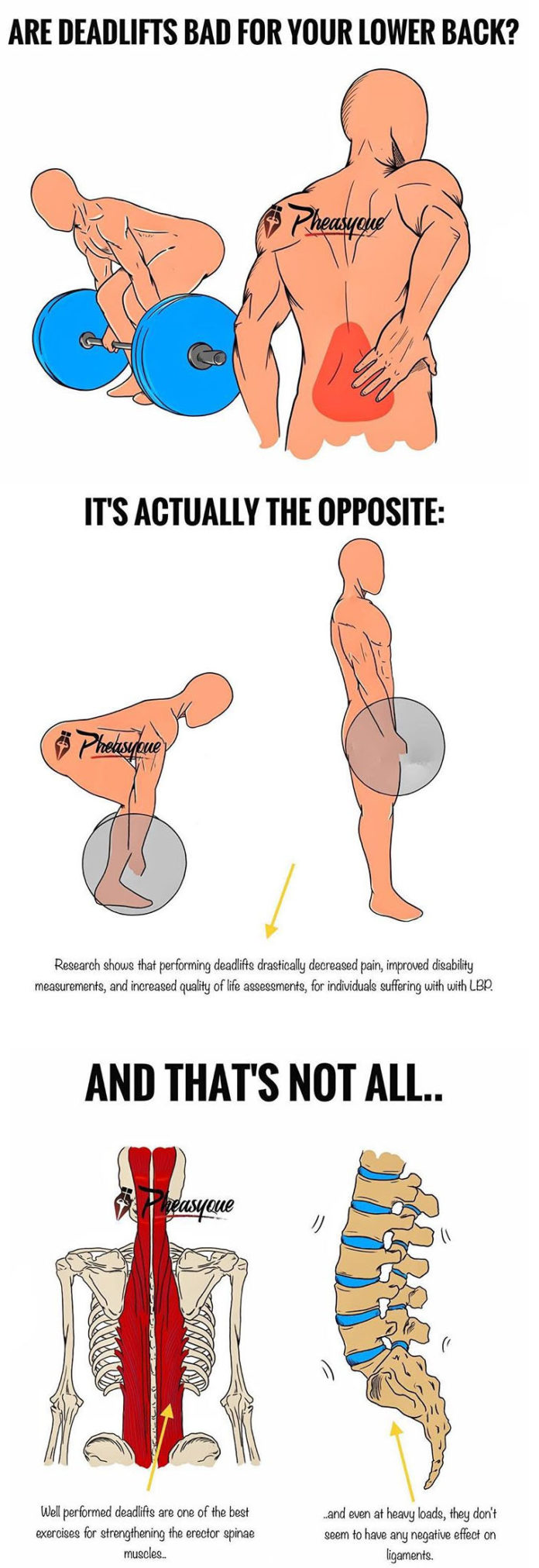 HOW TO DEADLIFTS FOR LOWER BACK PAIN?