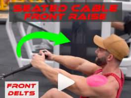 🚨HOW TO SEATED CABLE FRONT RAISE