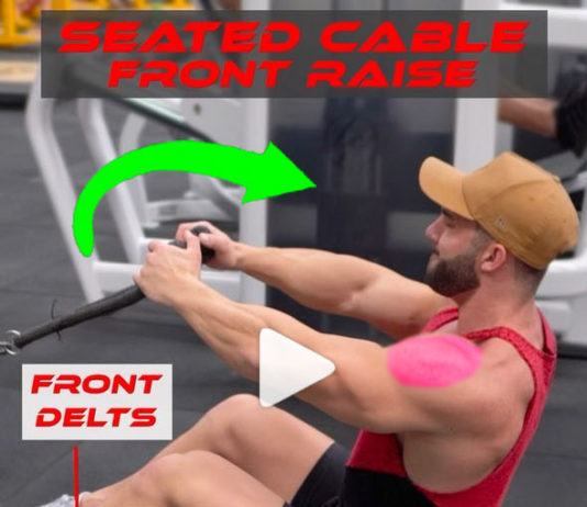 🚨HOW TO SEATED CABLE FRONT RAISE
