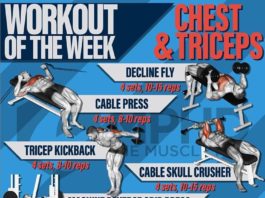🚨Workout on the Week |👇 Chest & Triceps