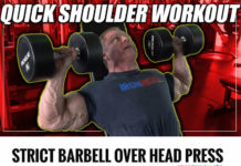 🔥STRICT BARBELL OVERHEAD PRESS: GRIP WIDTH