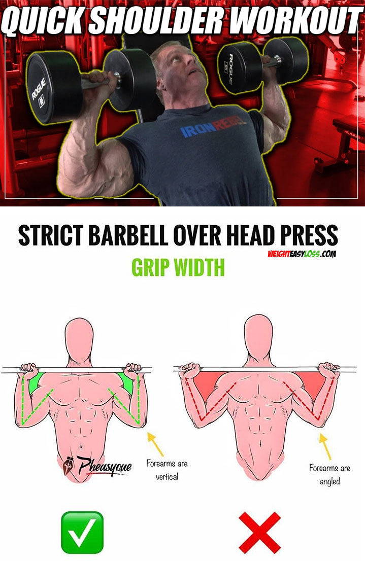 STRICT BARBELL OVERHEAD PRESS