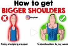 🔥HOW TO GET BIGGER SHOULDERS👇