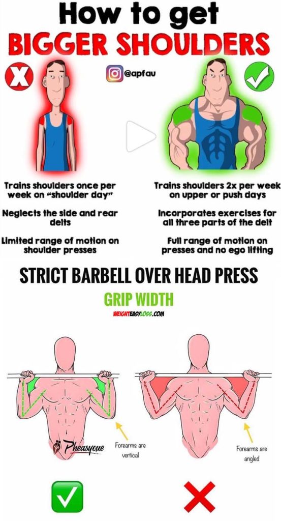 HOW TO GET BIGGER SHOULDERS