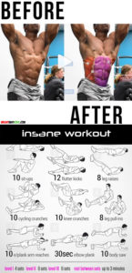 BEFORE & AFTER SIX PACK EXERCISES