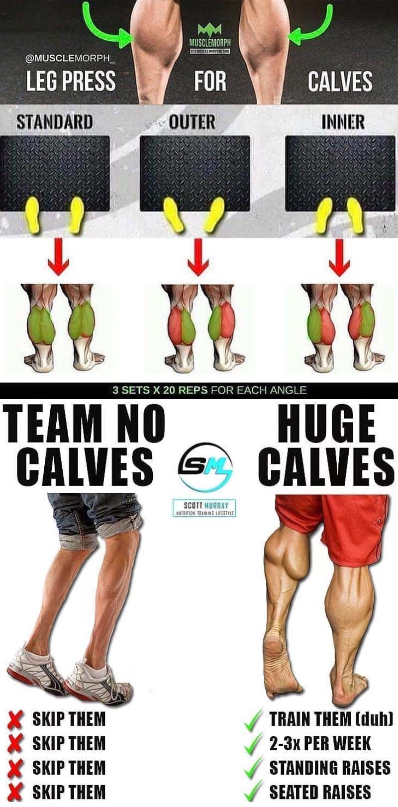 Calves exercises 