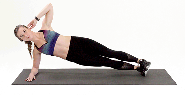 Side Plank Knee to Elbow