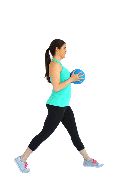 Lunge-and-Twist-with-Medicine-Ball